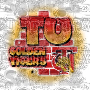 Golden Tigers  football |little league|basket ball ,sublimation \dtf  Airbrush png (THIS is not a SVG|any Team|