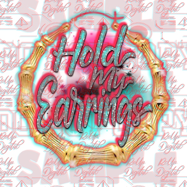 bamboo hold my earrings    | Png graffiti, DTF  Png not a svg