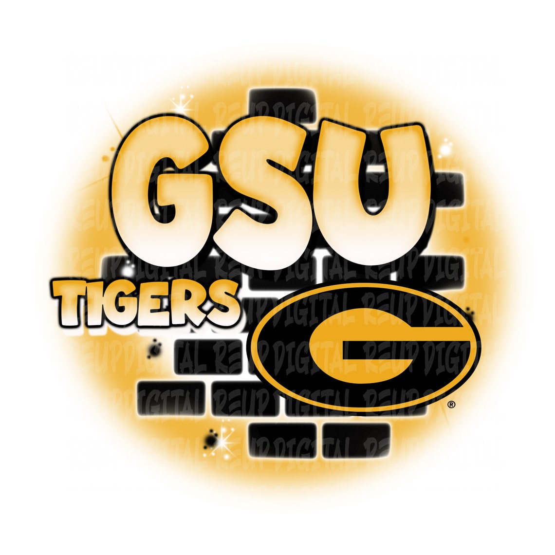 Grambling State University Png tigers sublimation Airbrush Etsy