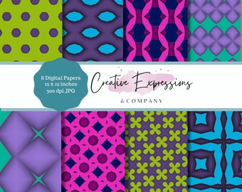 Purple pattern, backgrounds, printables, seamless paper, journal covers, sublimation, postcards, fabric, POD, background, wrapping paper