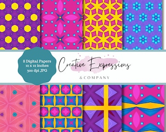 Bold Patterns & Prints/Wall Paper/Journal and Planner Covers/Backgrounds/Fabric/Party Planning/Washi Tape/Greeting Cards/Stationery/Wall Art