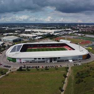 Doncaster Rovers Football Club Keepmoat/Eco-Power Stadium Aerial Photo Print Picture