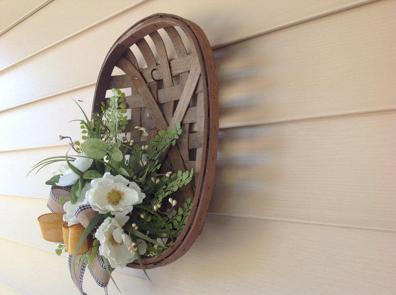 Tobacco Basket Farmhouse Decor This Striking Wall Hanging is Etsy