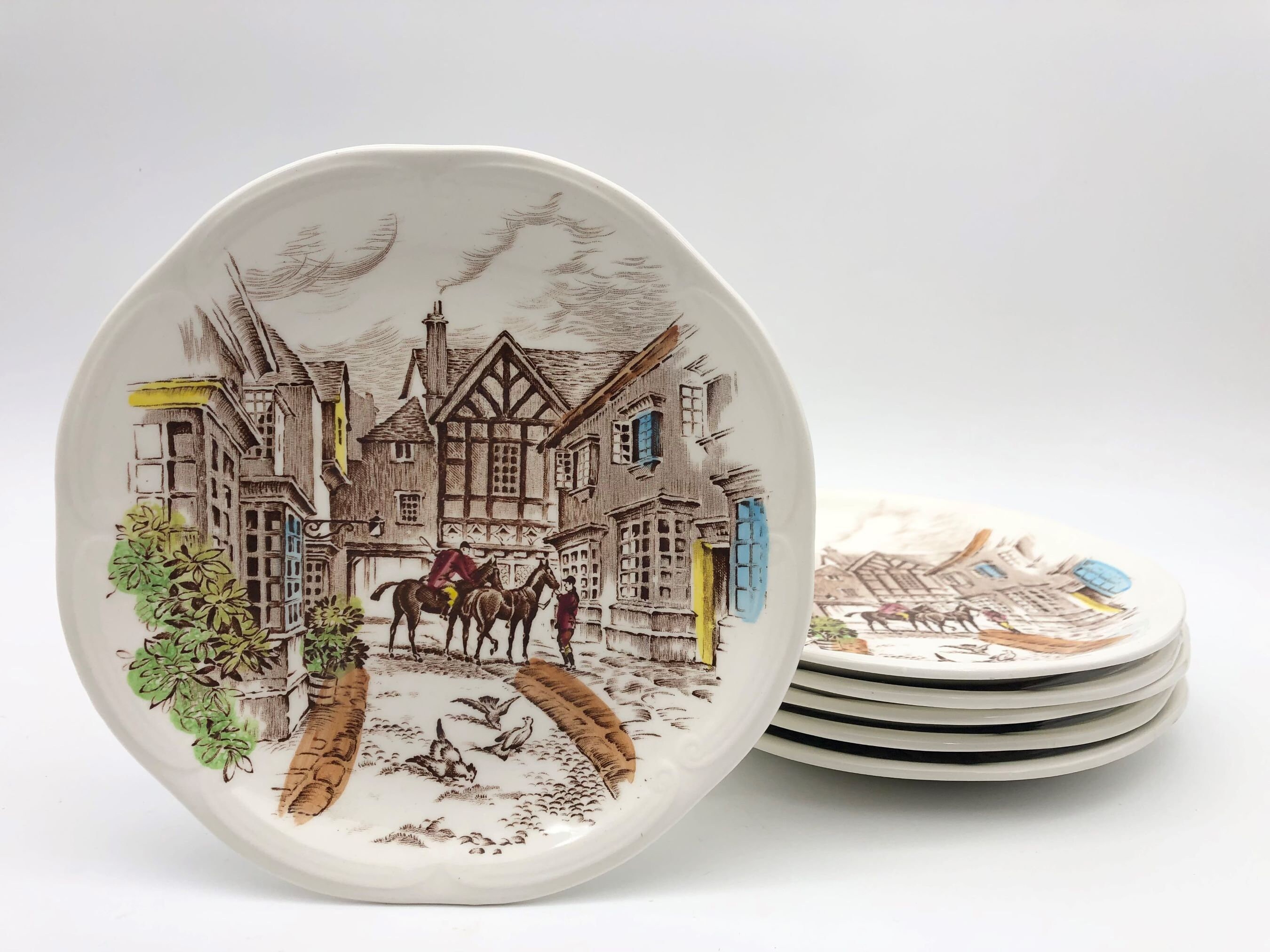 6 gien Dessert Plates Ludlow Model Etsy