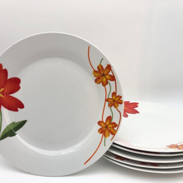 6 Assiettes plates « Chriss G. Collection »