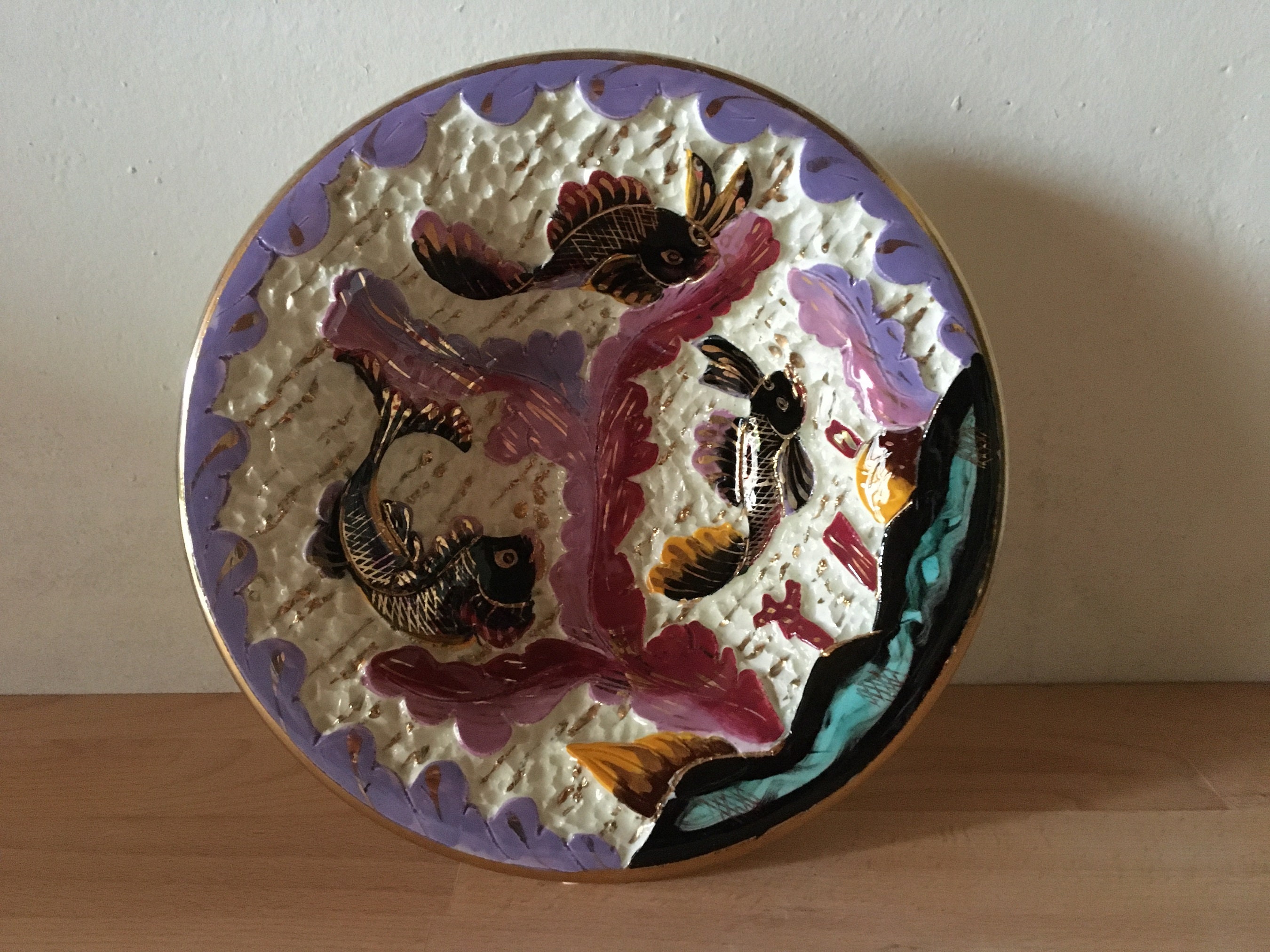 Plat Décor Poisson,