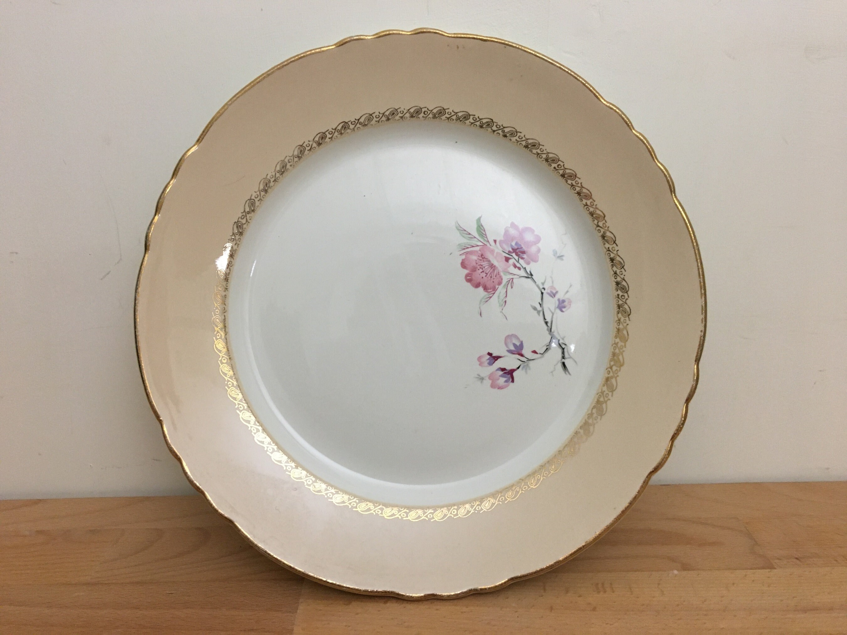 Plat de Service Vintage Orchies Moulin Des Loups