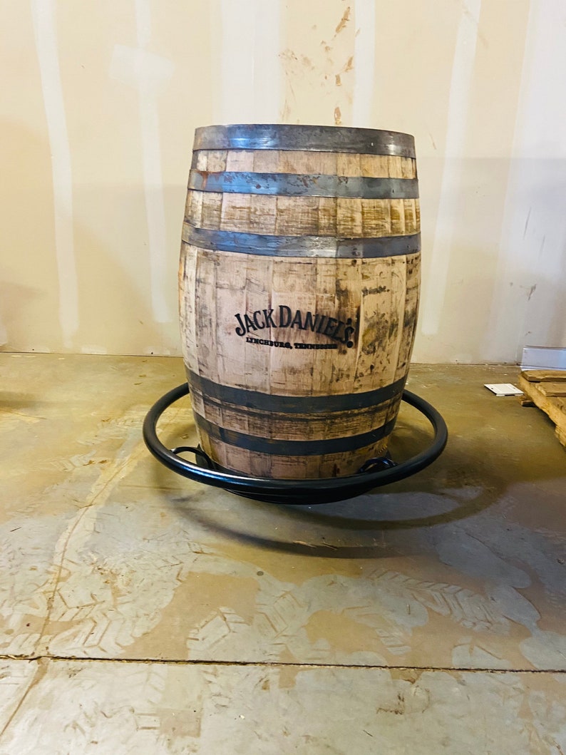 Whiskey Whisky Bourbon or Wine Barrel Foot Rail 1 Pc Rest Etsy