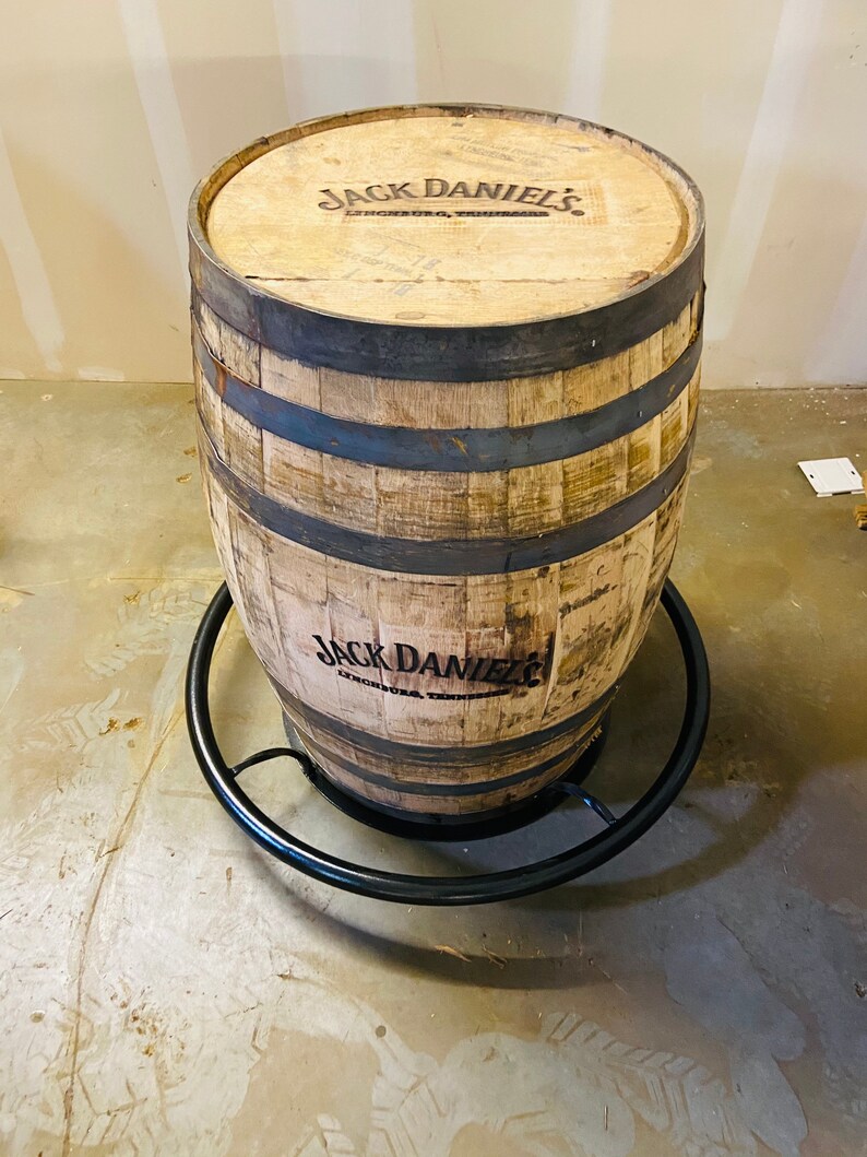 Whiskey Whisky Bourbon or Wine Barrel Foot Rail 1 Pc Rest Etsy