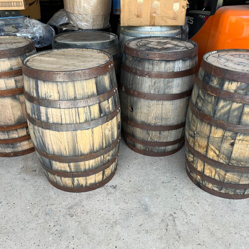 Real Whisky Whiskey Bourbon Barrels 53 Gallons 35 Tall Etsy
