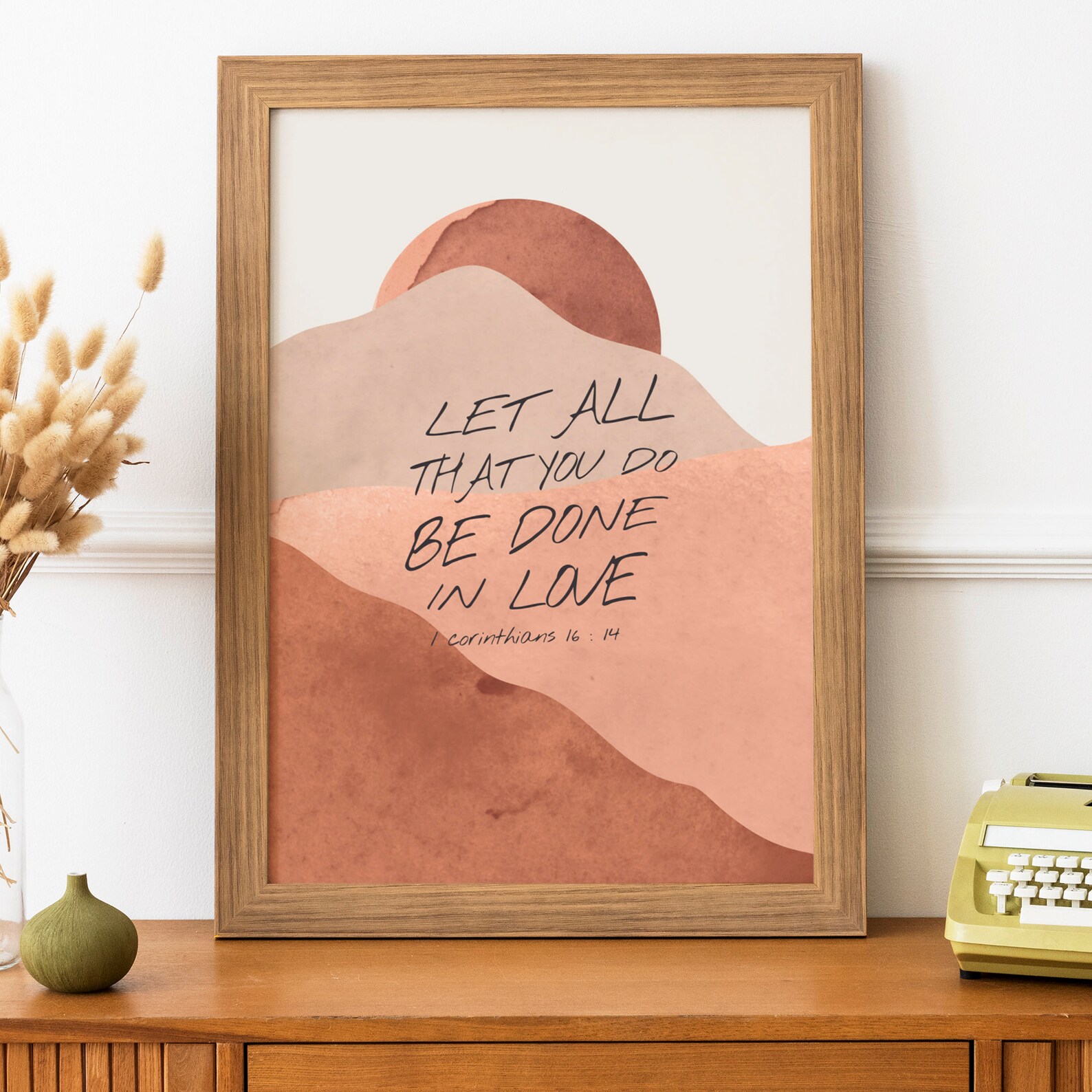 Bible Verse Wall Art Boho Sunrise Extra Large wall art Etsy