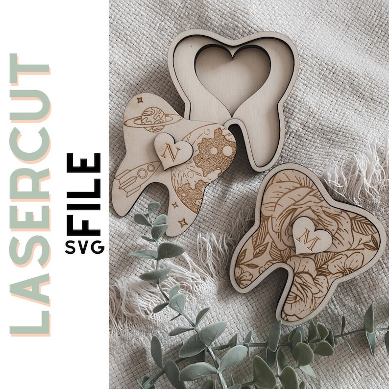 Tandlåda SVG | Endast digital fil bild 1