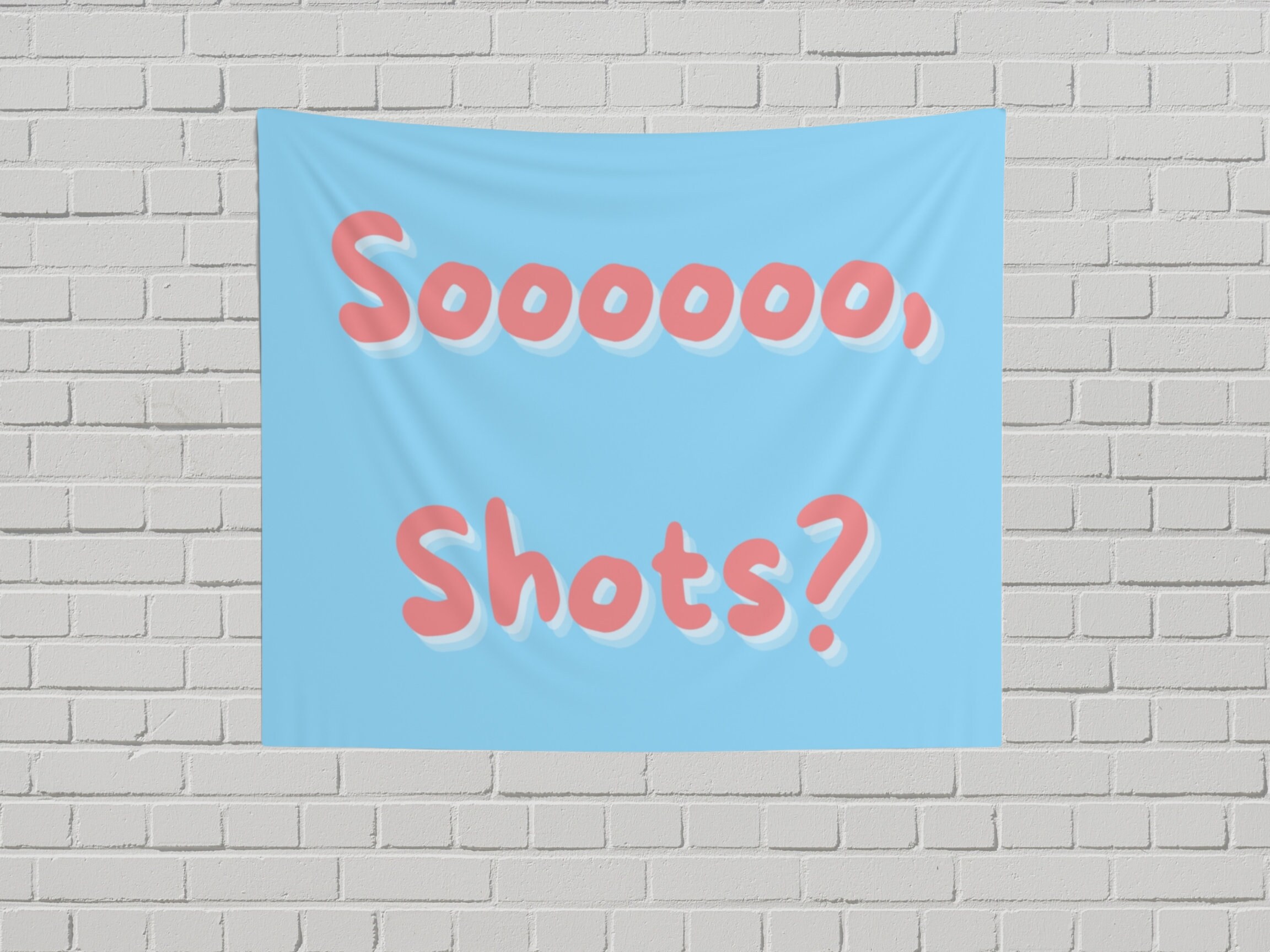 Shots Tapestry Funny Tapestry College Funny Tapestry Dorm Etsy