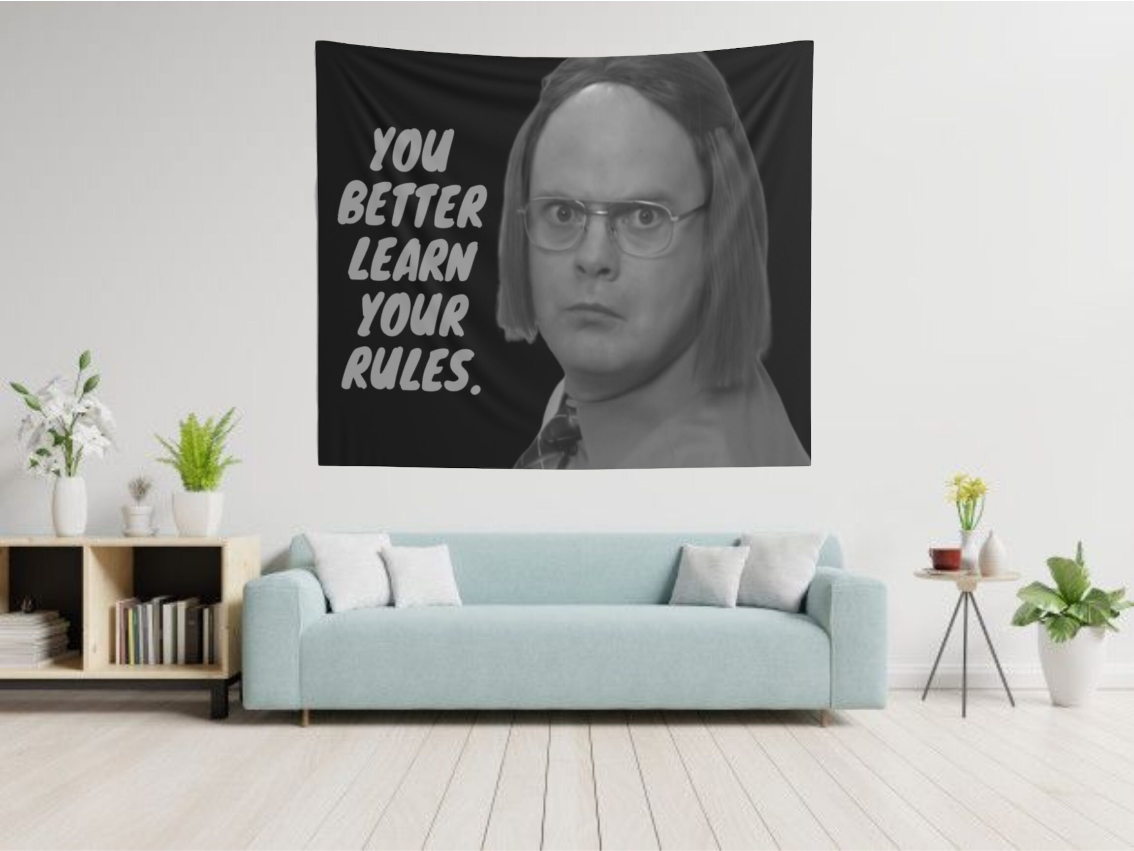 Dwight Schrute Tapestry the Office Tapestry Funny Tapestry