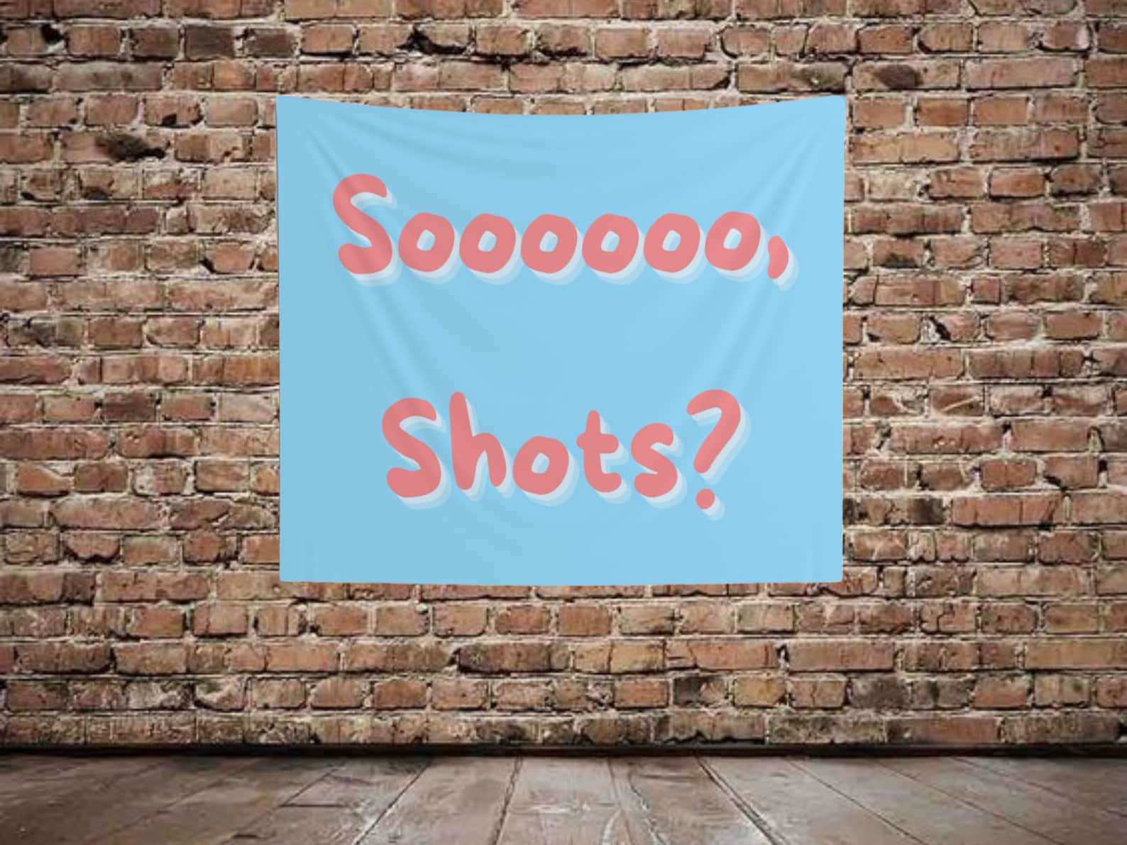 Shots Tapestry Funny Tapestry College Funny Tapestry Dorm Etsy