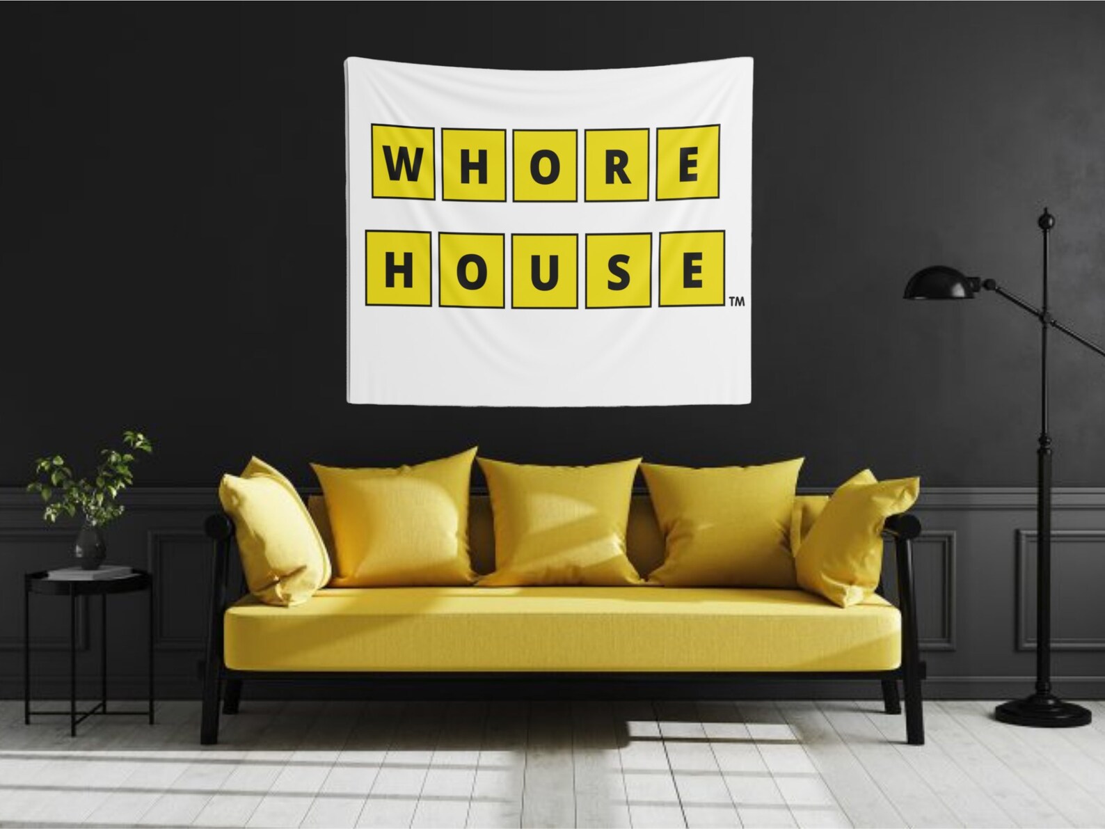 Waffle House Tapestry Funny Tapestry Funny College Tapestry Etsy