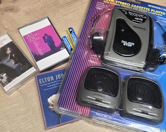 NIB Windsor Cassette Player Bundle
