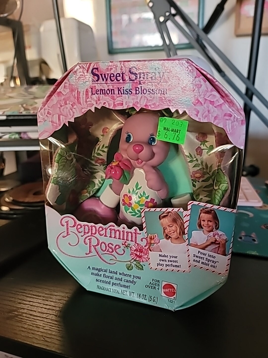 Mattel Peppermint Rose Lollipop Posy Pink Bunny Vintage