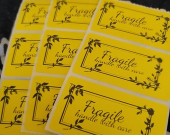 Fragile Sticker Labels