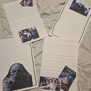 Handmade Monster Squad Inspired Stationery Pack