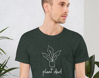 Plant Dad T-Shirt | Plant Dude | Plant Parent | Bella + Canvas Short-Sleeve T-Shirt