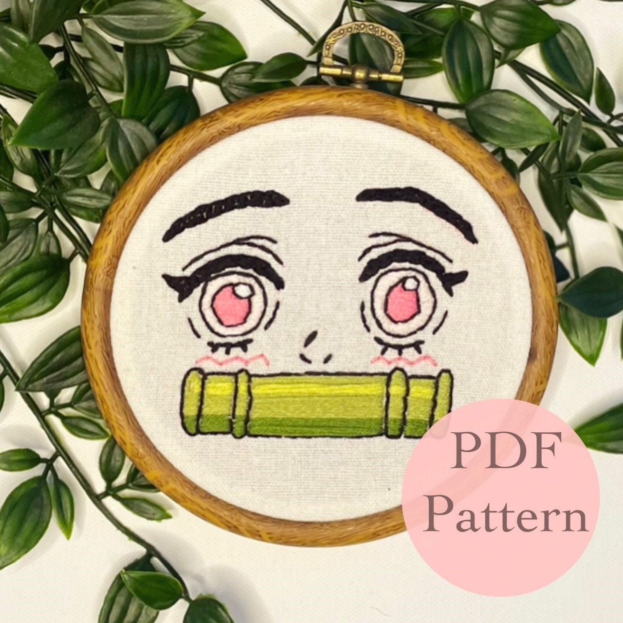 Nezuko Embroidery Design File, Kimetsu no yaiba Anime Embroi - Inspire  Uplift