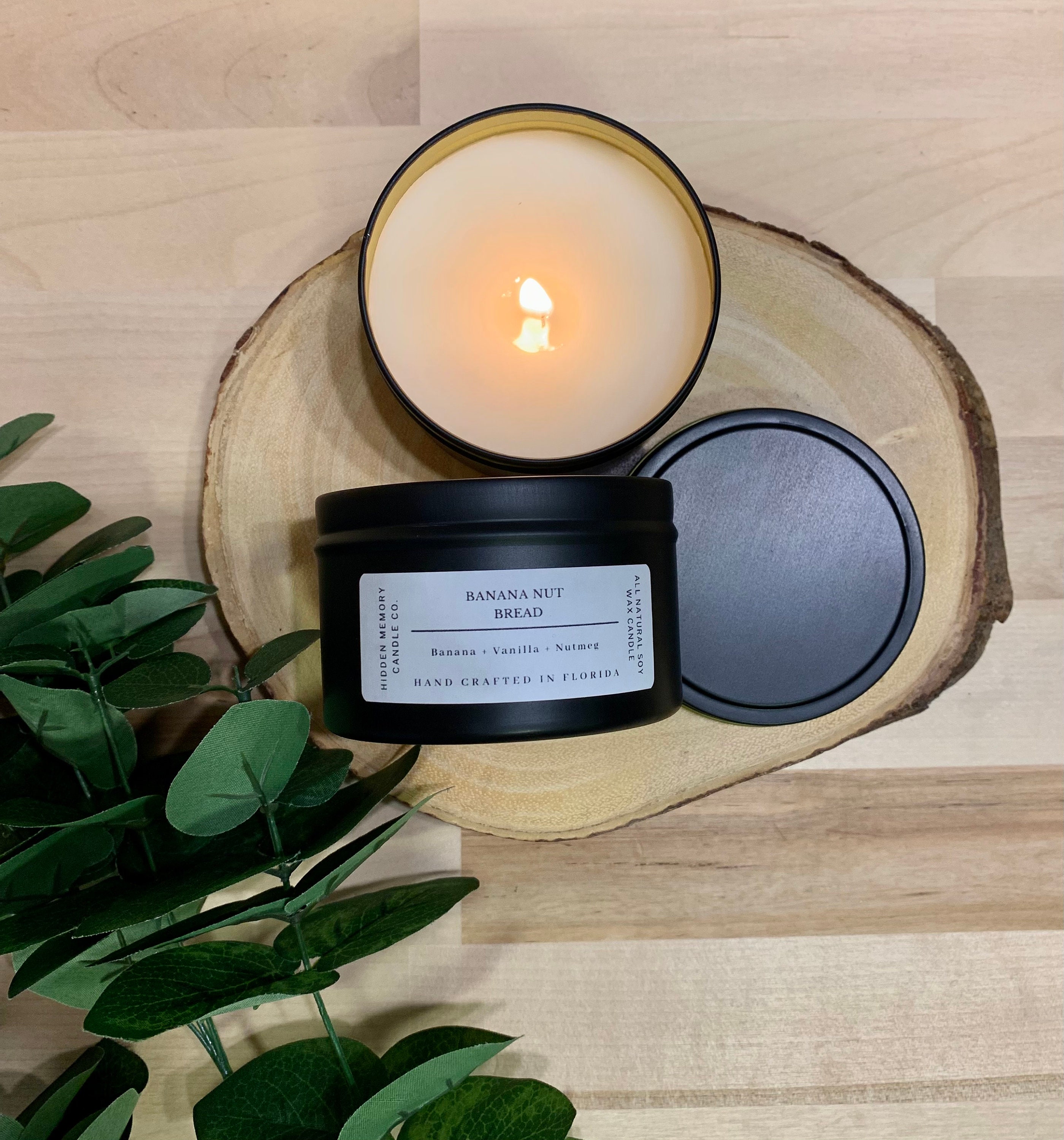 Banana Nut Bread Scented Candle All Natural Soy Wax Candle Etsy