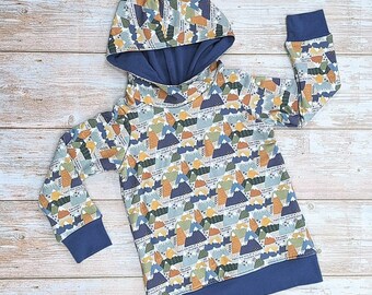 Catholic hoodie for kids, faith the size of a mustard seed, mountain hoodie for toddler, Bible verse clothing for kids, move mountains