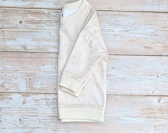 Catholic long sleeve shirt for girls, kids catholic shirts, baby clothes girl winter, clothes for toddlers, oversized long sleeve shirt