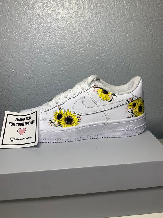 nike sunflower shoes