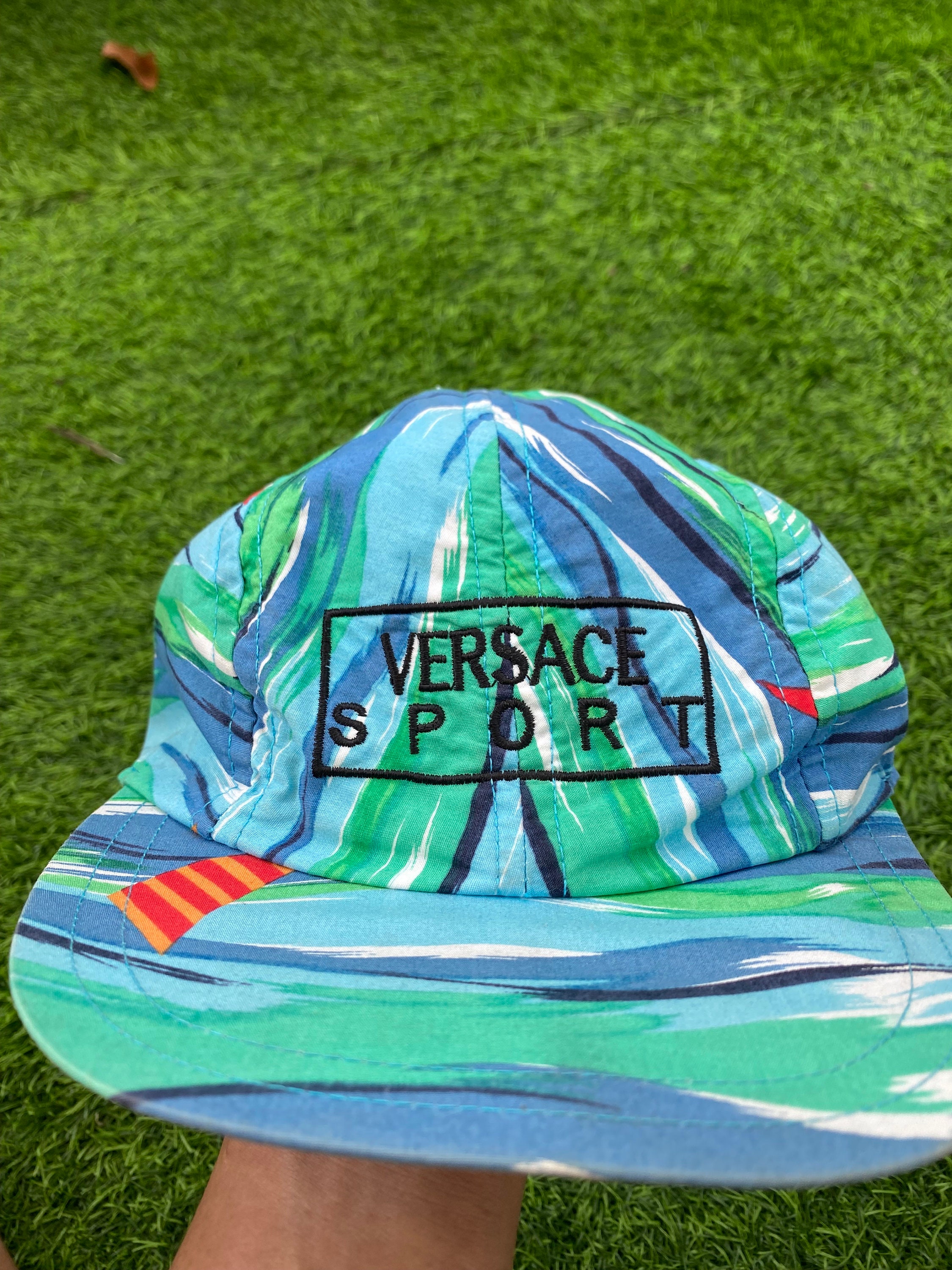 Vintage Versace Sport Caps Spellout - Etsy België