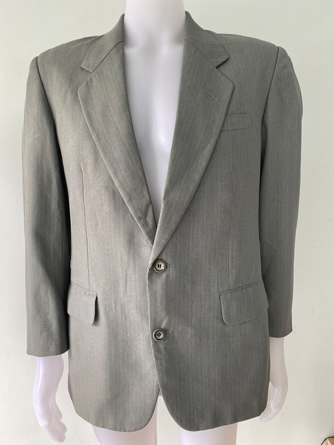 Vintage Balenciaga Wool Open Front Blazer S/M