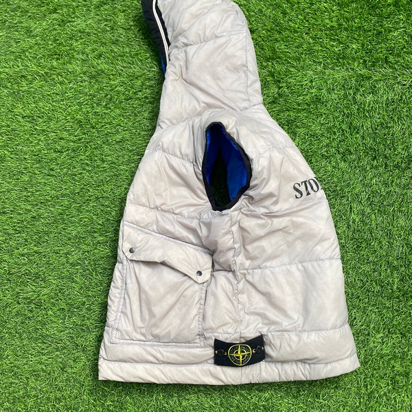 Vintage Stone Island omkeerbaar donsvest