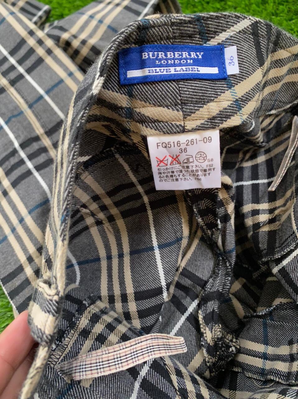 Pantalones Burberry vintage de los anos 90 con cuadros Nova Check Etsy Mexico