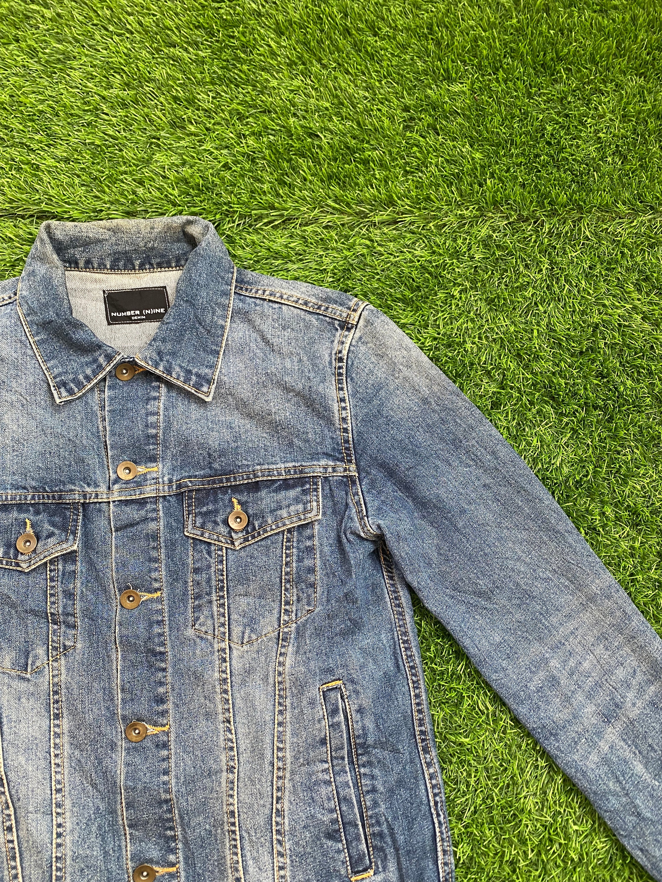 Vintage Number Nine Denim Trucker Jacket - Etsy Vintage Number Nine Denim Trucker Jacket - Etsy