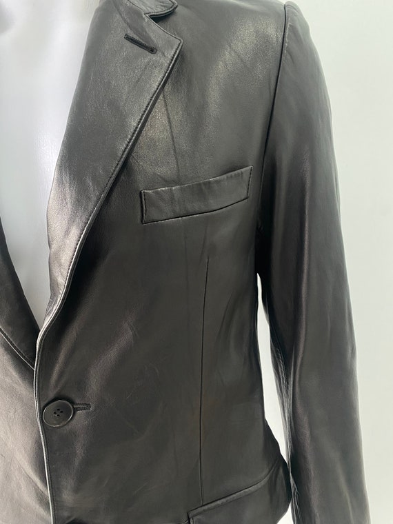 Vintage Gucci Tom Ford Leather Blazer - image 5