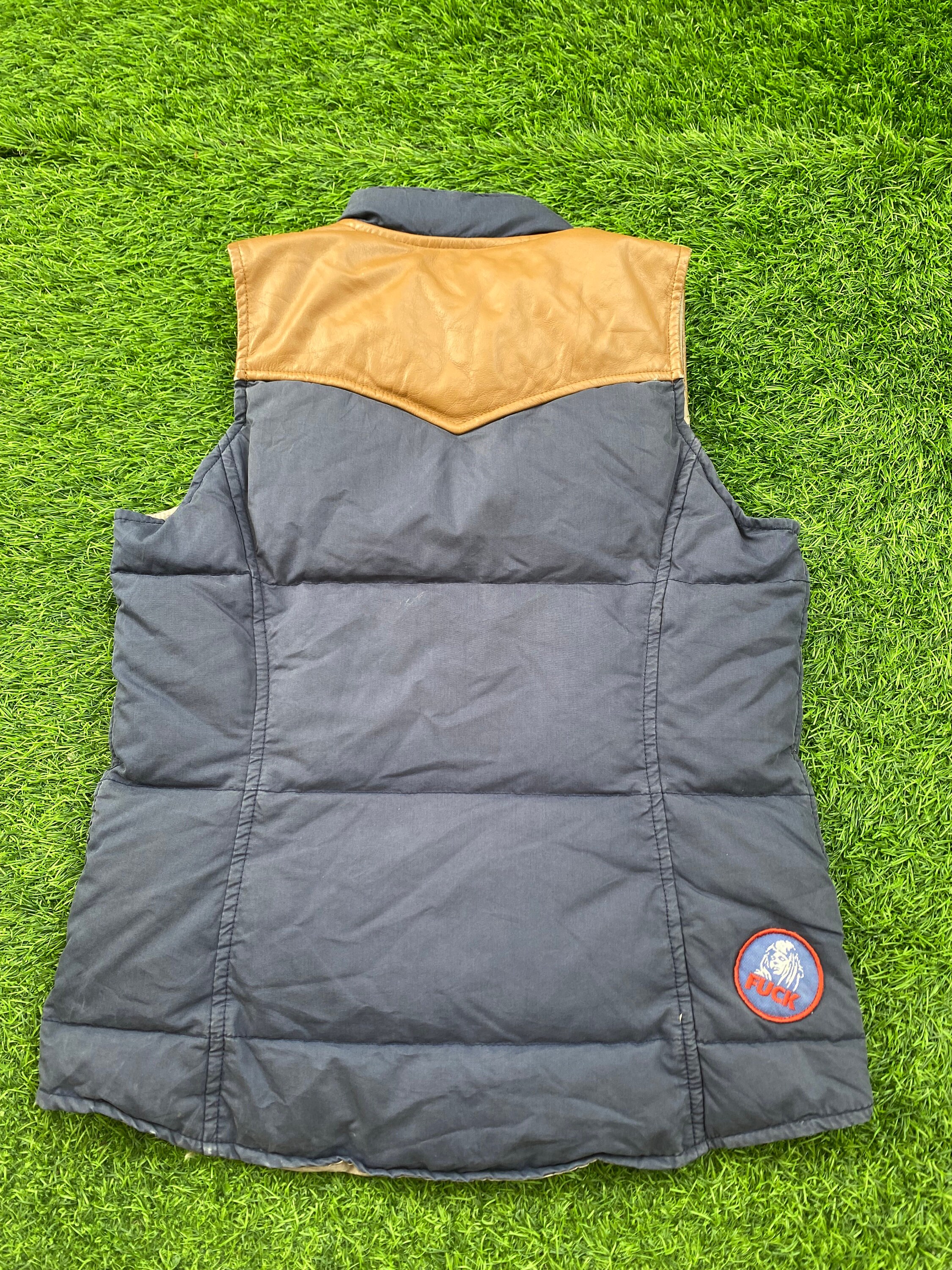 Hysteric Glamour Puffer Vest Hybrid Two Tone - Etsy