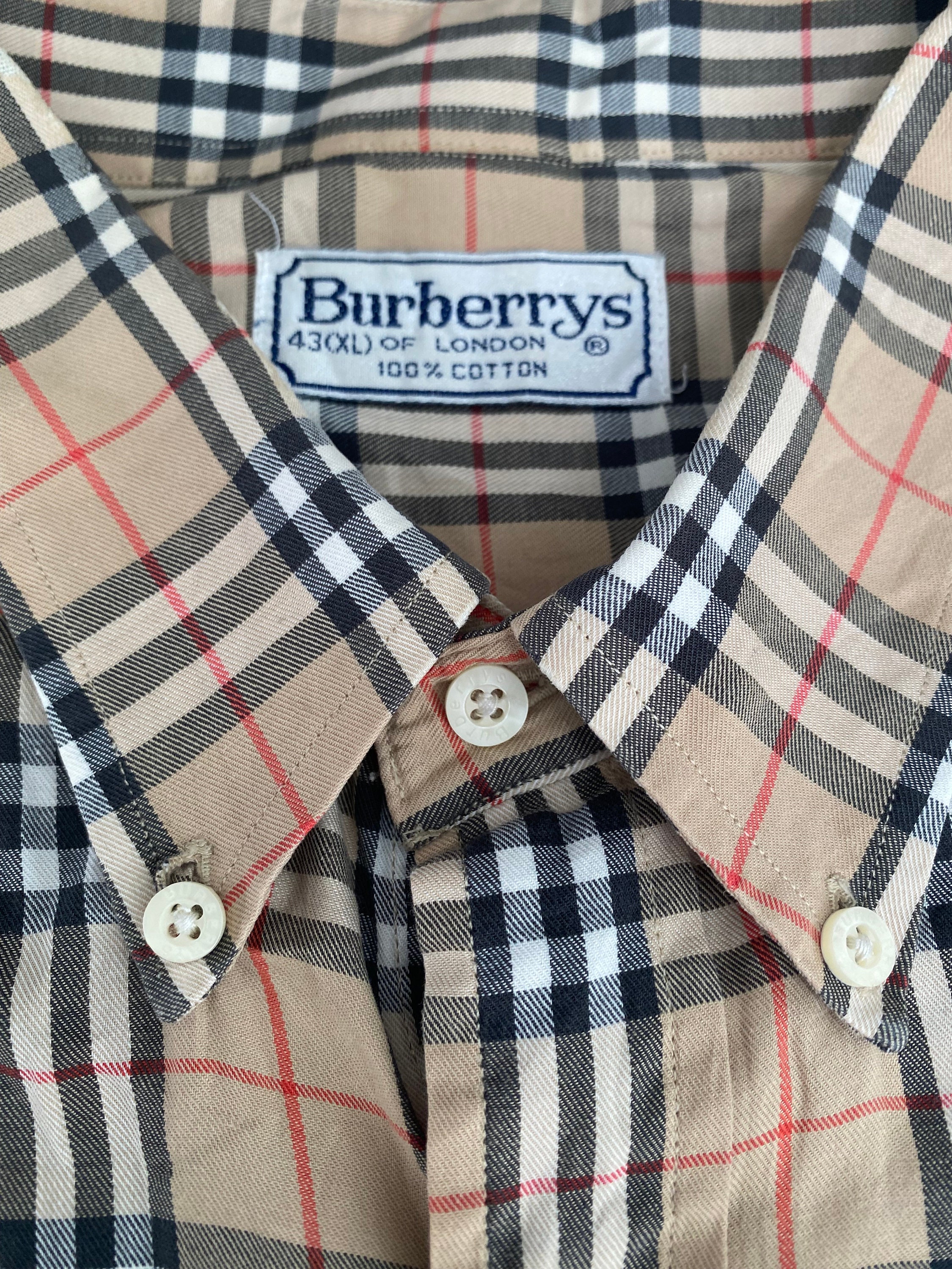 Fake burberry nova check shirt hotsell