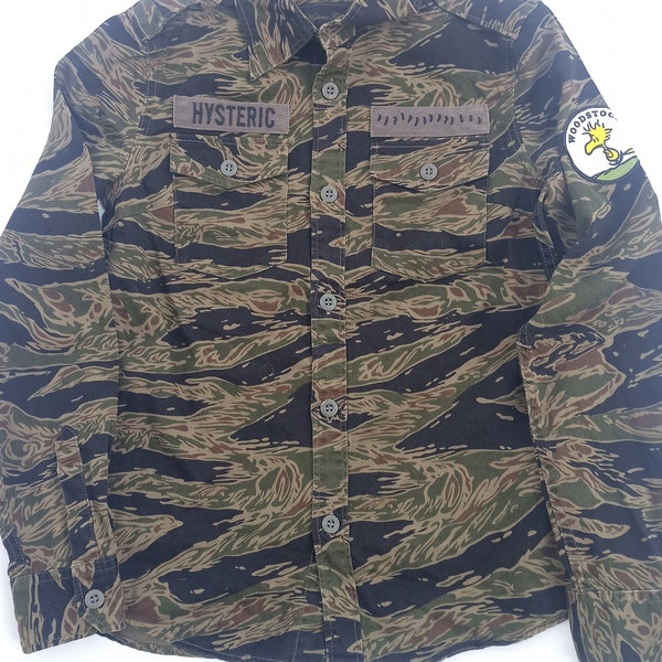 Hysteric Glamour X Peanuts Military Camouflage Shirts