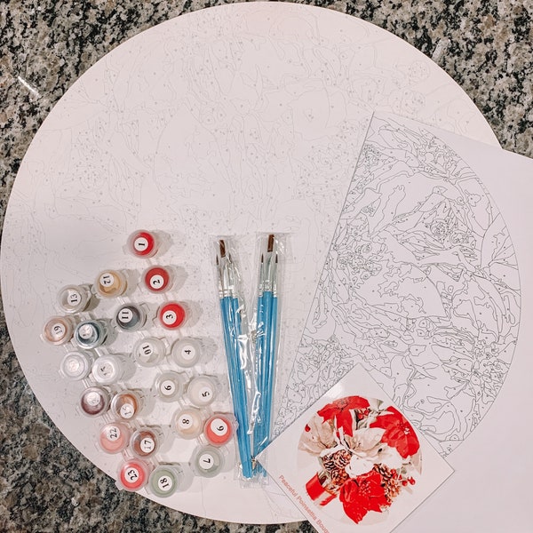 Paint Number Kit Etsy Paint Number Kit Etsy