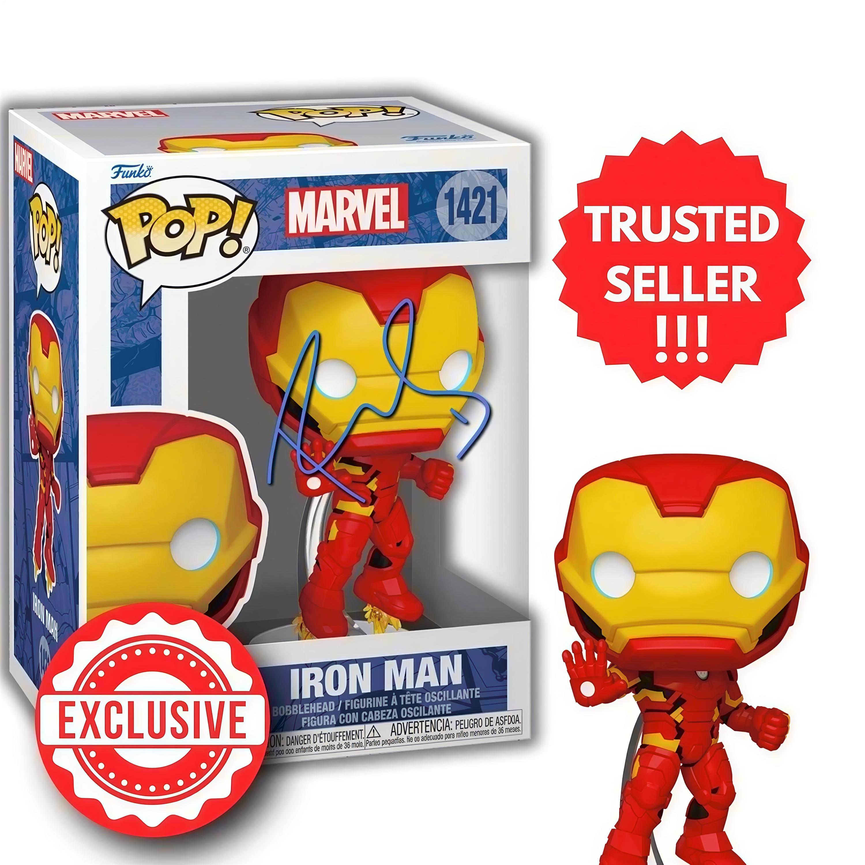 Robert Downey Jr Signed Funko - Etsy