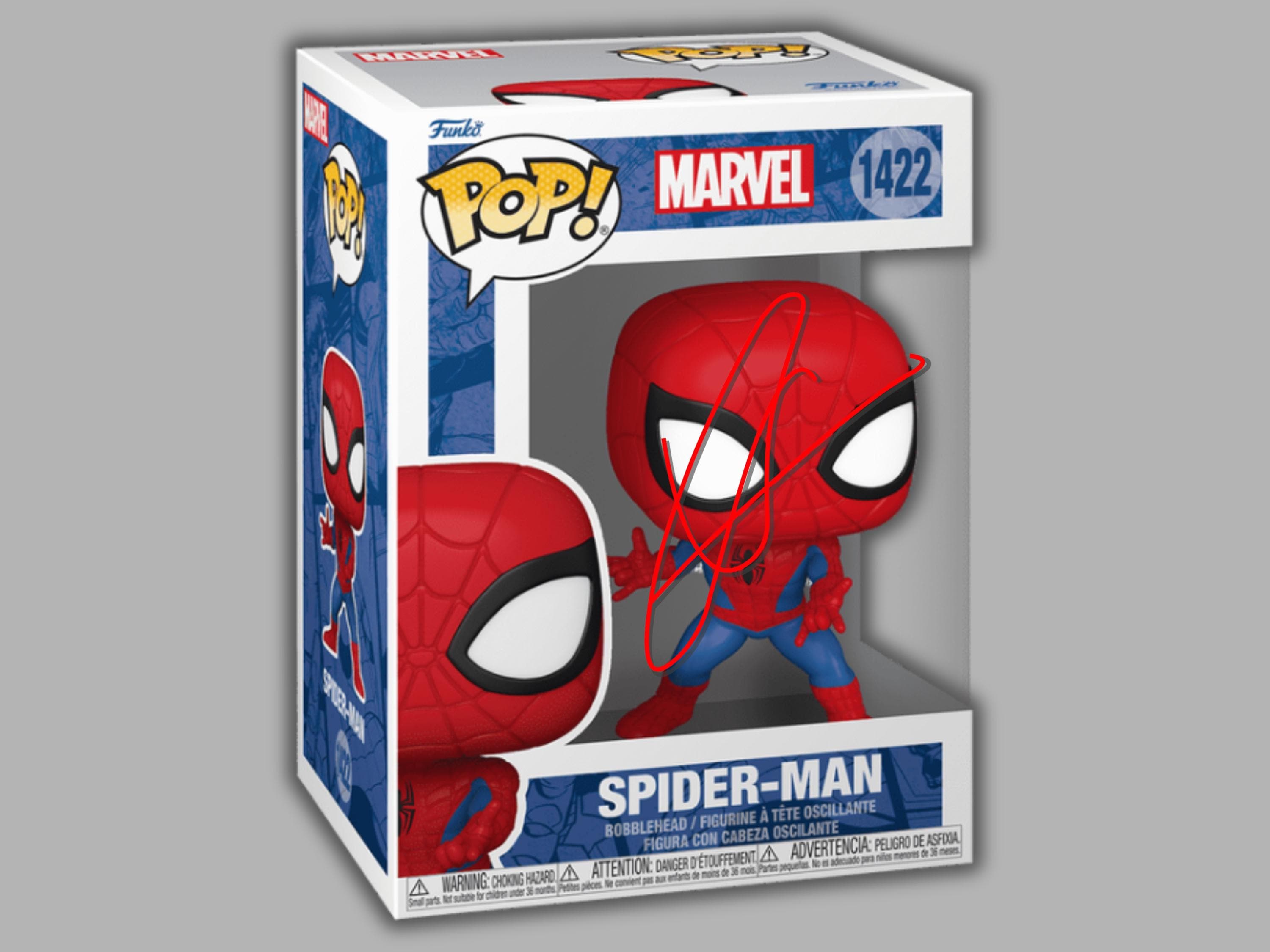 Spiderman Funko Pop Signed by Tom Holland - Etsy