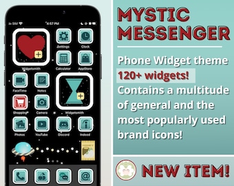 120+ Mystic Messenger Aesthetic Phone Theme Widgets