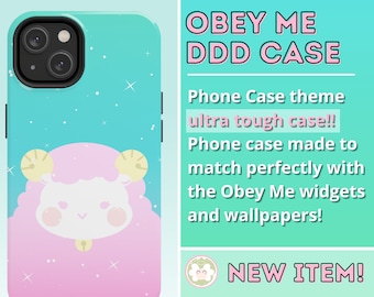 Obey Me Aesthetic iPhone Case Tough