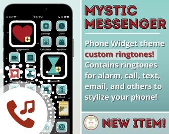 Mystic Messenger Aesthetic Phone Theme Ringtones