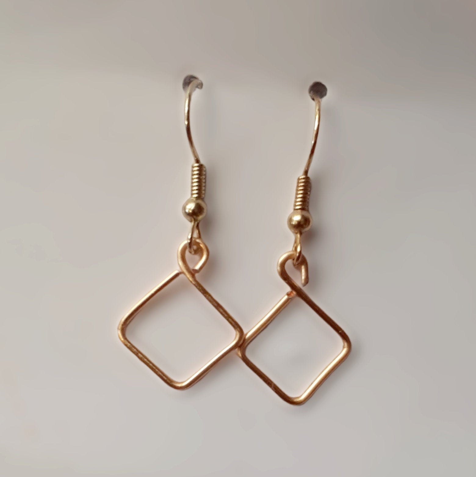 Diamond Square Earrings