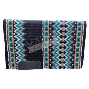 HORSE RIDING PAD, Square Saddle Pad, English Saddle Pad, Horse Show Tailored Western Bareback Equestrian Trail Saddle Horsemanship Pad Gift