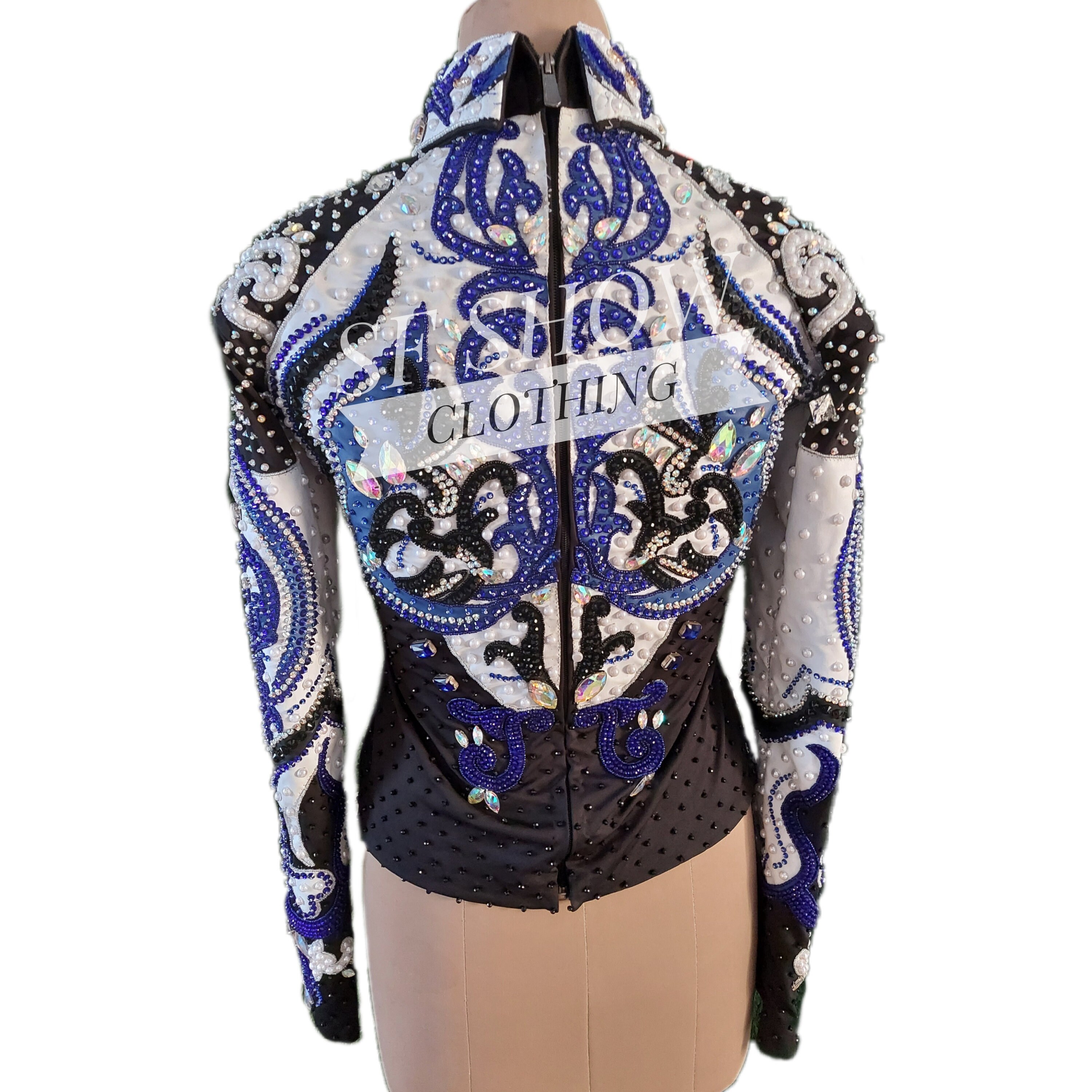 Horsemanship Western Show Jacket Black Base for Horse Ridding Etsy UK