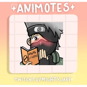 Twitch Emote / Masked Ninja Reading / Streamer Emoji