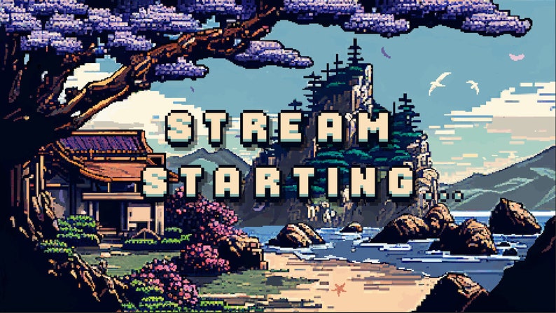 Animated Twitch Screens/overlays | Pixel Art | Stream Starting | Cozy ...